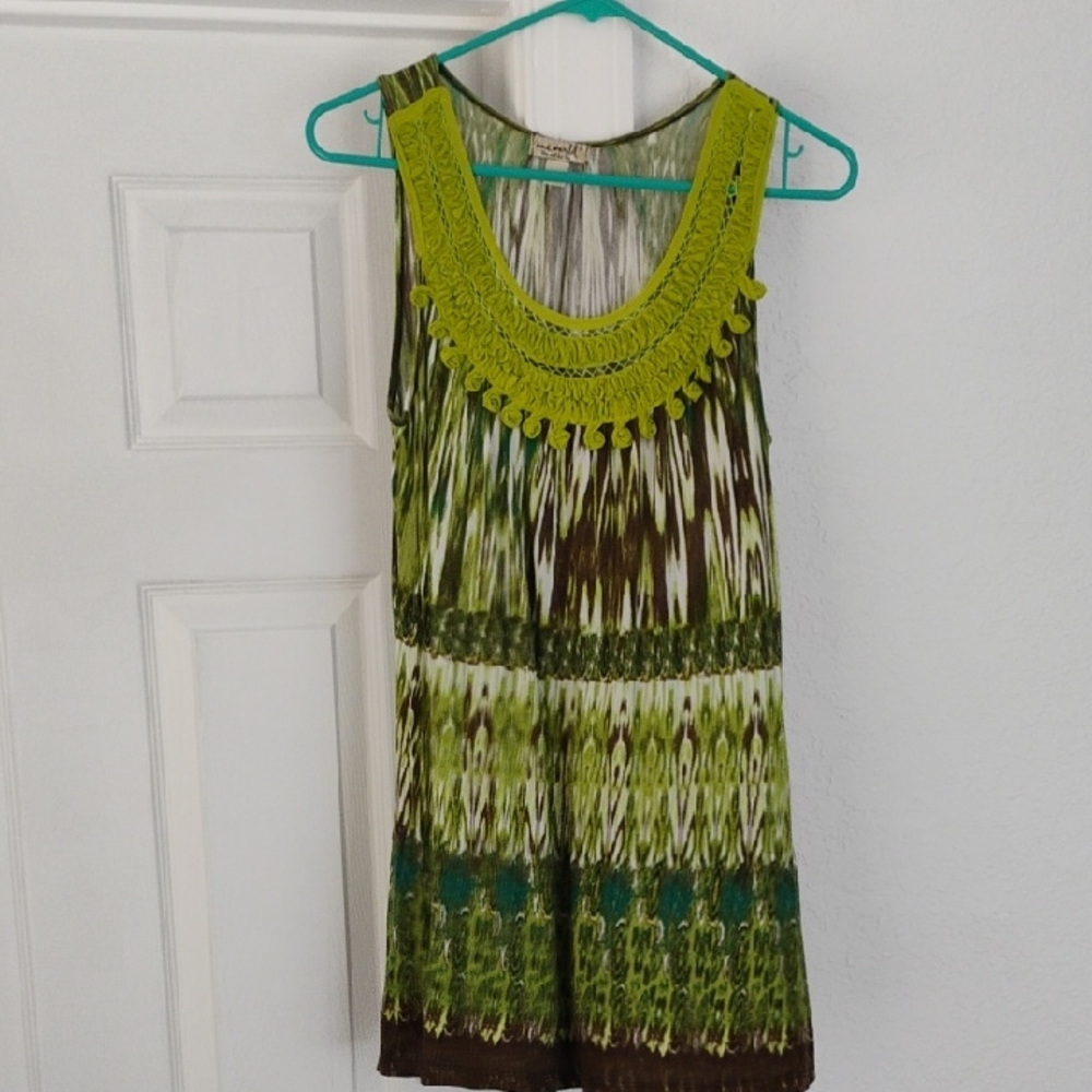 ONE WORLD Multicolor Sleeveless Top
